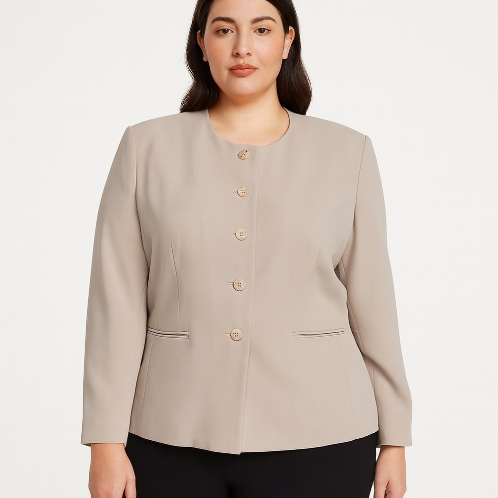 Beige Blazer Tan Suit Jacket